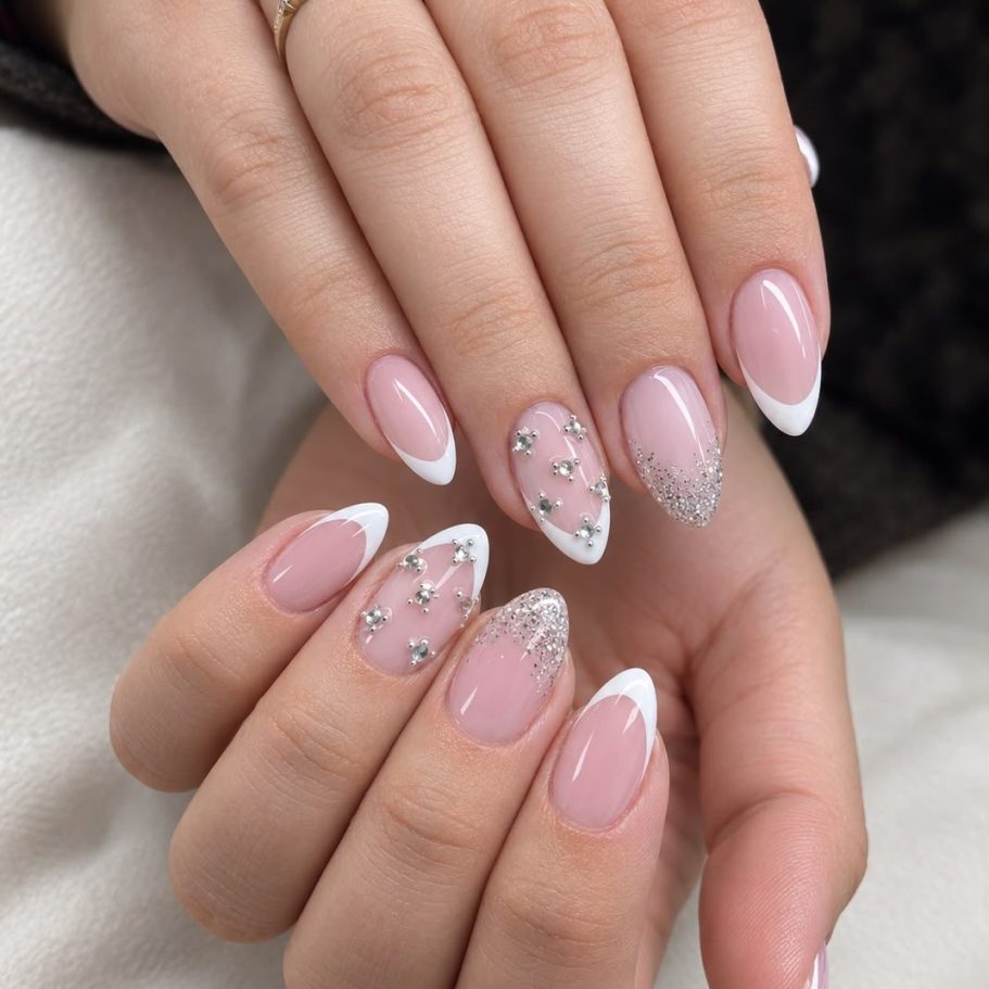 Professionelles Nageldesign mit Gelmodellage und lilafarbenen Nägeln im Homestudio Alessandra Beauty in Dasing